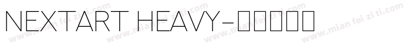NEXTART Heavy字体转换